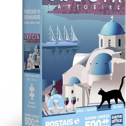 Grécia Santorini: quebra-cabeça 500 peças nano