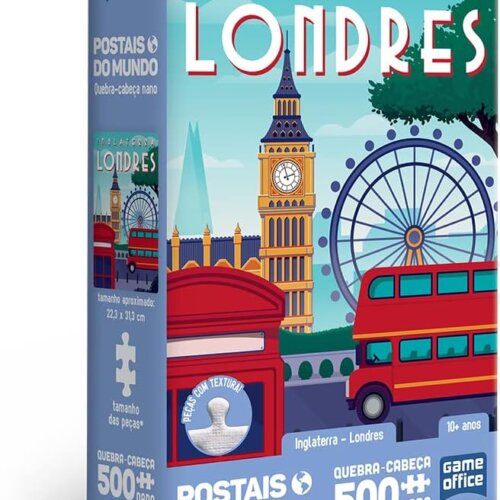 Inglaterra - Londres: quebra-cabeça 500 peças nano