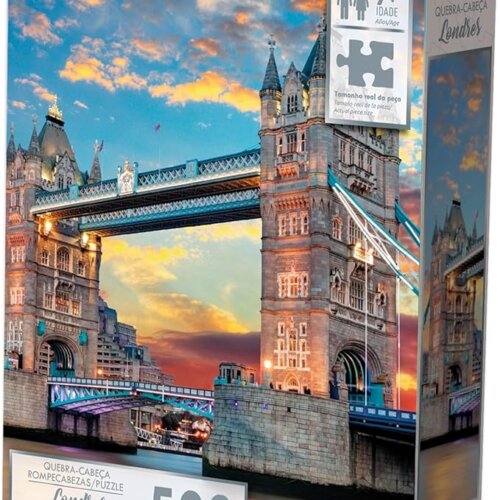 Londres Ponte do Tâmisa: quebra-cabeça 500 peças