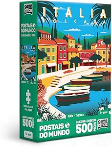 Itália Toscana: quebra-cabeça 500 peças nano