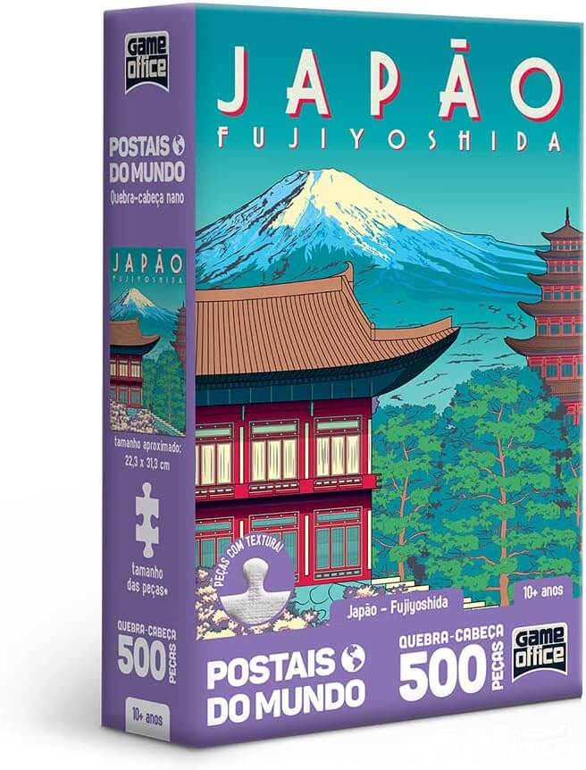 Japão Fujiyoshida: quebra-cabeça 500 peças nano