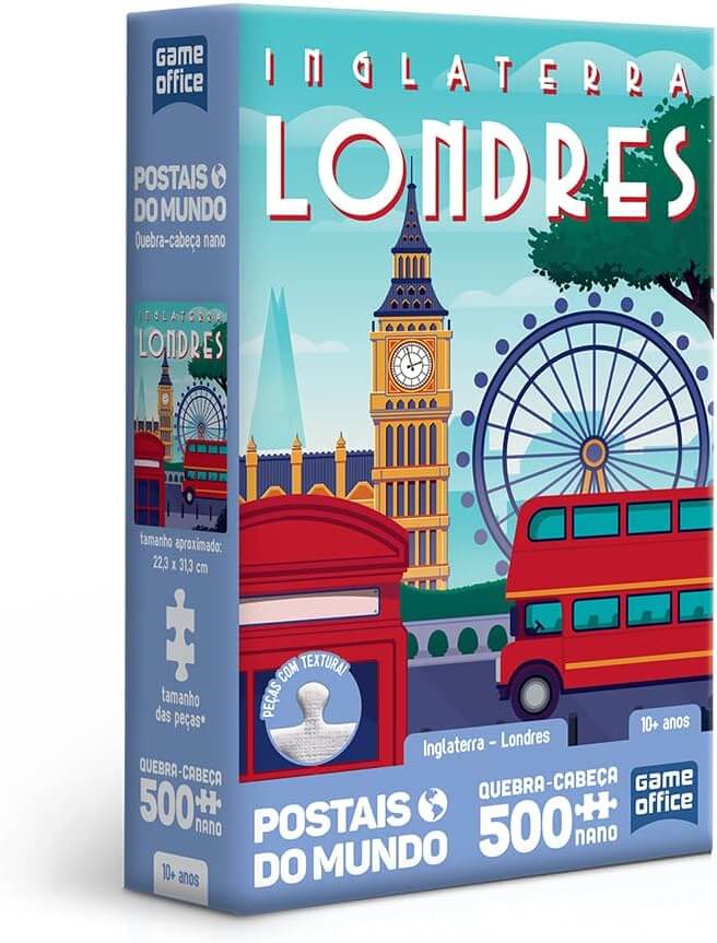 Inglaterra - Londres: quebra-cabeça 500 peças nano